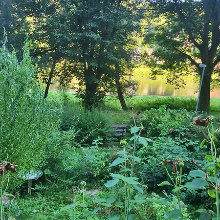 Romantische Gartenlaube Mit Blick Auf Elbe Konigstein an der Elbe